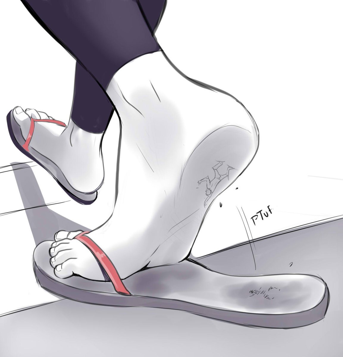 Anime feet crush